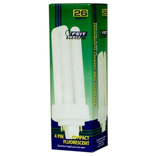 Feit Electric Compact Fluorescent 4 Pin Light Bulb PLT26E-41 FE308917